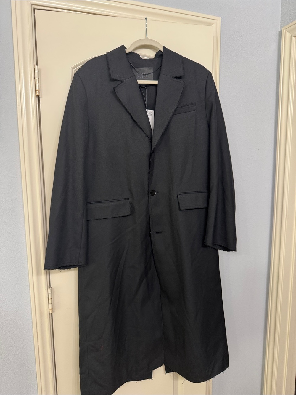 Zara Black Men's Trench Coat